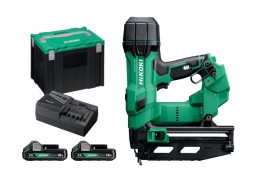 Hikoki NT1865DSAJXZ 18V Brushless 16G Straight Finish Nailer, 2x 2.0Ah Batteries, Charger & Case £519.95